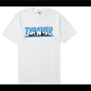 100% Authentic! NEW! “Supreme” Men’s Thrasher Skyline Tee XL.